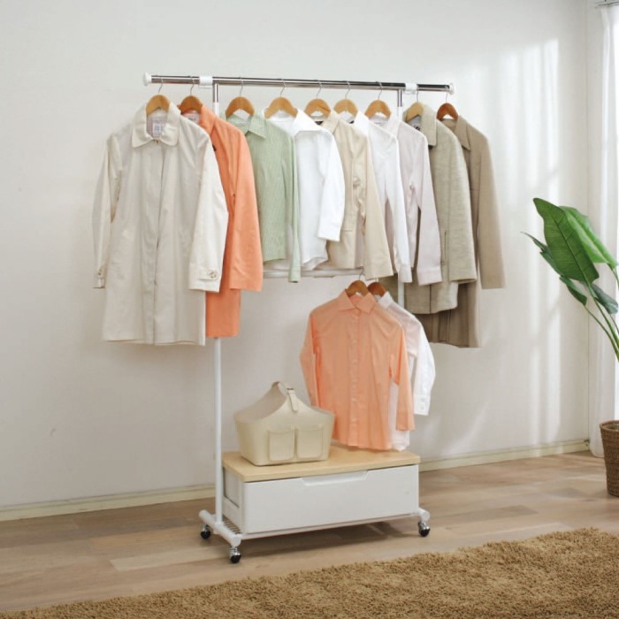 メール便なら送料無料 キャスター付き ハンガーラック 大量の衣類を掛けることができる頑丈なパイプハンガー インテリア 収納家具 クローゼット 洋服収納 白 2段 ホワイトw 即納 最大半額 Formebikes Co Uk
