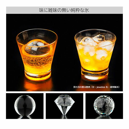 アイデア便利グッズ自宅でジュエルのような氷が作れるJEWELICEDUOMAKER35mmMINISPHEREDIA(球形ダイヤ型ミニ)DUO-T01-MSPHEREDIAお得な全国一律送料無料