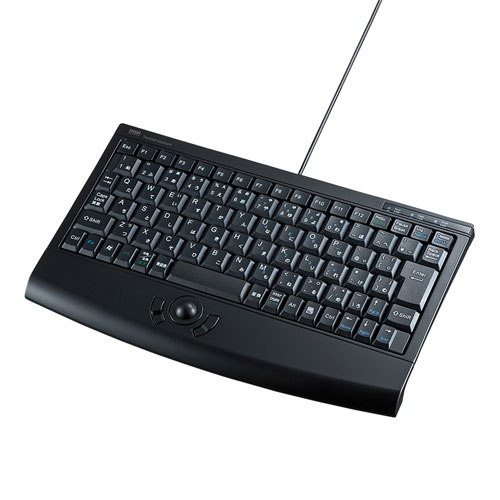 パソコン関連 サンワサプライ トラックボール内蔵キーボード SKB-TR05BK おすすめ 送料無料