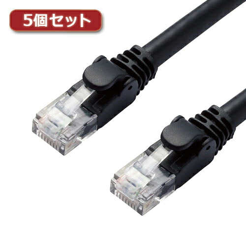 一般受け にんき ninnki 御歳暮 でき事 みやげ 御挨拶 お得 な貨物輸送 おみやげ 差し上げ物 クリスマス お歳暮 アイディアグッズ 助けになる グッズ 5個仕掛けるローカルエリアネットワーク有線テレビ/CAT6A/判定基準/7m/黒いこと LD-GPA/BK7X5 一般受け