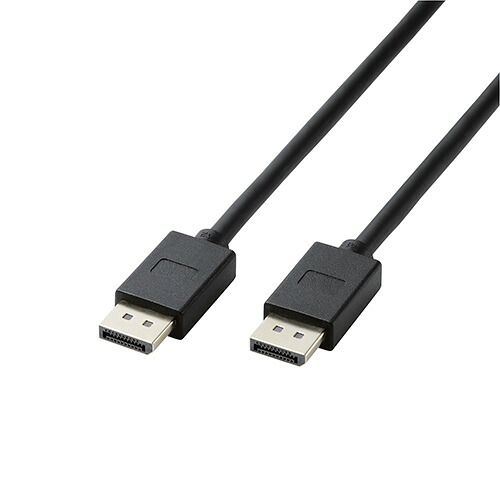 8K映像の出力ができる ロック機構なしで抜きやすい、DisplayPort規格Ver1.4認証済みのDisplayPort(TM)ケーブル 8K映像の出力ができる ロック機構なしで抜きやすい、DisplayPort規格Ver1.4認証済みのDisplayPort(TM)…