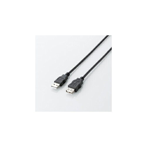 クリスマス スマホ pc LAN デジタル パット 情報 スタンド ケース ルーター 周辺 スマホ パーツ アクセサリー デジタル関連 | エレコム エコUSB2.0延長ケーブル AM-AFタイプ U2C-JE30BK