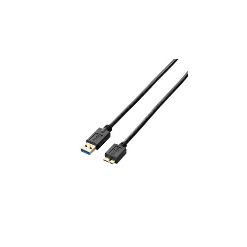クリスマス スマホ pc LAN デジタル パット 情報 スタンド ケース ルーター 周辺 スマホ パーツ アクセサリー デジタル関連 | エレコム USB3.0ケーブル A-microB USB3-AMB05BK