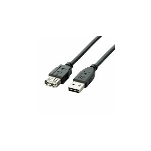 クリスマス スマホ pc LAN デジタル パット 情報 スタンド ケース ルーター 周辺 スマホ パーツ アクセサリー デジタル関連 | エレコム 両面挿しUSB延長ケーブル A-A U2C-DE50BK