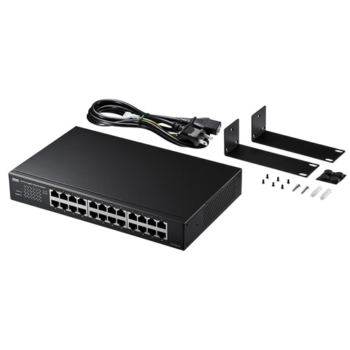 楽天市場】Giga対応スイッチングハブ 24ポート ループ検知機能