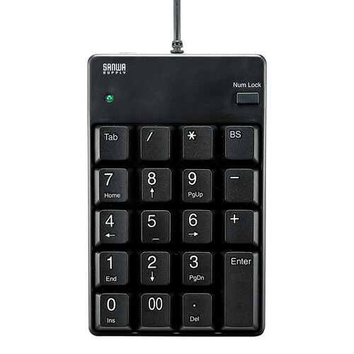 2025年 12月 クリスマス スマホ pc 部品 マウス パット WEB LAN ルーター パソコン スマートフォン スマホ OA機器 デジタル デジタル関連 | サンワサプライ USB2.0ハブ付テンキー NT-17UH2BKN