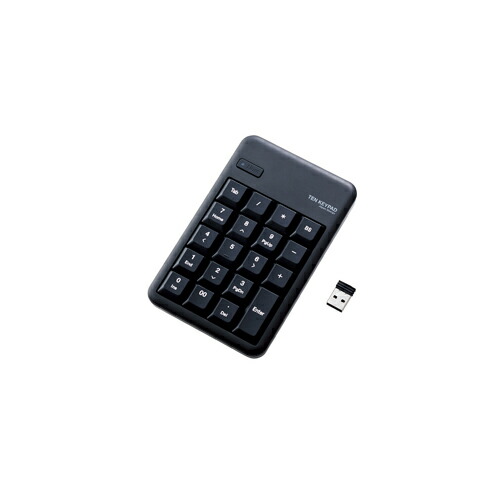 2025年 12月 クリスマス スマホ pc 部品 マウス パット WEB LAN ルーター パソコン スマートフォン スマホ OA機器 デジタル デジタル関連 | エレコム ワイヤレステンキーボード Mサイズ メンブレン 高耐久 ブラック TK-TDM017BK
