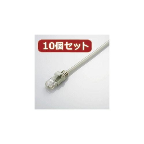 クリスマス スマホ pc パソコン パーツ 部品 LAN スタンド 情報 マウス スマートフォン OA機器 周辺 スマホ デジタル関連 | 10個セット エレコム やわらかLANケーブル Cat5E準拠 LD-CTY LG3X10 14,668円