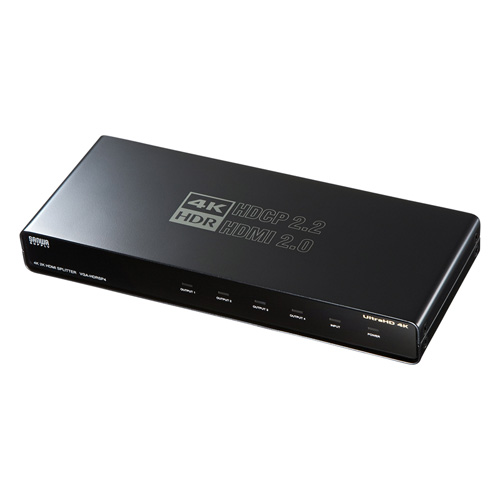 2025年 12月 クリスマス スマホ pc 音沙汰 境界線の外側 計器 部分品 入れもの 照明ランプ 佩び物 部分品 二十日鼠 パッティング WEB  デジタルかかわり合い  | サンワサプライ 4K 60サイクル HDR相応うHDMI分かちあう器 4分かちあう  VGA-HDRSP4