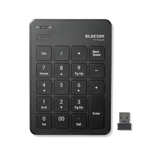 2025年 12月 クリスマス スマホ pc 部品 マウス パット WEB LAN ルーター パソコン スマートフォン スマホ OA機器 デジタル デジタル関連 | エレコム 無線テンキーパッド パンタグラフ 薄型 ブラック TK-TDP019BK