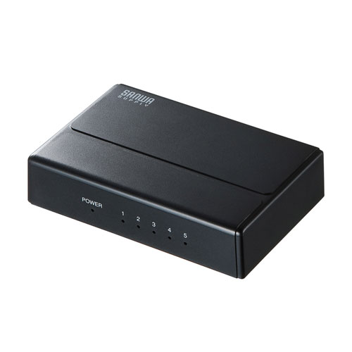 2025年 クリスマス スマホ pc パット WEB LAN ルーター パソコン スマートフォン スマホ OA機器 デジタル 情報 周辺 デジタル関連 | サンワサプライ ギガビット対応スイッチングハブ 5ポート マグネット付き LAN-GIGAP501BK