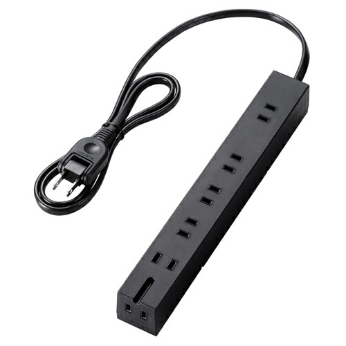 2025年 12月 クリスマス スマホ pc 部品 マウス パット WEB LAN ルーター パソコン スマートフォン スマホ OA機器 デジタル デジタル関連 | エレコム 回転機能タップ 6個口 内3ピン1 1m ブラック T-KF01-2610BK