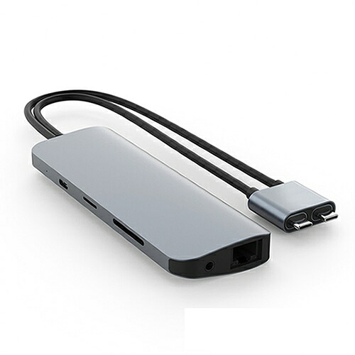 クリスマス スマホ pc パソコン パーツ 部品 LAN スタンド 情報 マウス スマートフォン OA機器 周辺 スマホ デジタル関連 | HYPER HyperDrive VIPER 10-in-2 USB-C ハブ HP-HD392GR|創造生活館