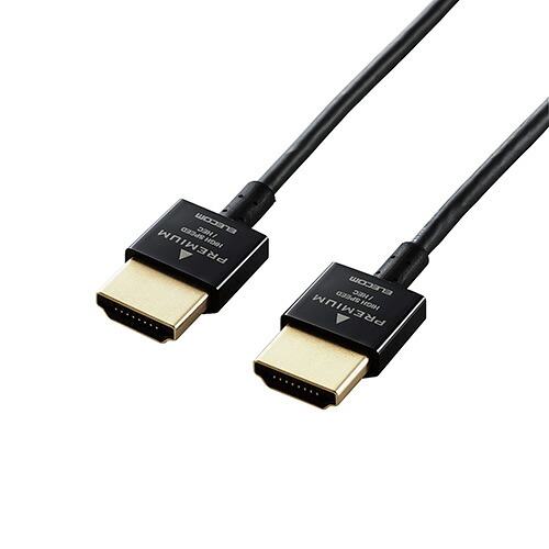 2025年 クリスマス スマホ pc パット WEB LAN ルーター パソコン スマートフォン スマホ OA機器 デジタル 情報 周辺 デジタル関連 | 5個セット エレコム HDMIケーブル Premium スーパースリム 1.0m ブラック CAC-HDPSS10BKX5