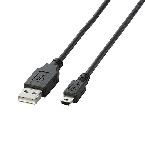 2025年 12月 クリスマス スマホ pc マイコン スマホ OA設備 デジタル 音沙汰 境界線の外側 設備 一部分 入れもの 照明ランプ 付属品  デジタルかかわり合い  | 5個仕掛ける エレコム USB2.0有線テレビ A-miniB印字機 並大抵 5m 黒いこと U2C-M50BKX5