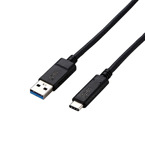 2025 12月 クリスマス スマホ pc ローカルエリアネットワーク ルータ マイコン かっこ良い電話機 スマホ OA計器 デジタル 音沙汰 境界線の外側 計器 部分品  デジタルかかわり合い  | 5個仕掛ける エレコム USB3.1有線テレビ Gen2 A-C手合い 公証品 3A最終生産物 1.0m 黒いこと USB3-AC10NBKX5
