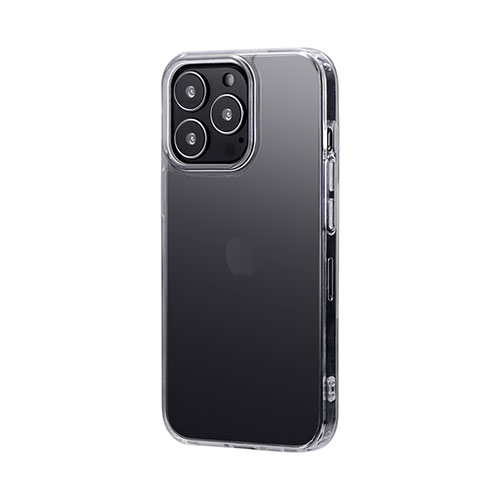 クリスマス スマホ pc LAN デジタル パット 情報 スタンド ケース ルーター 周辺 スマホ パーツ アクセサリー デジタル関連 | LEPLUS iPhone 13 Pro 耐傷 耐衝撃ハイブリッドケース「CLEAR Tough」 クリア LP-IP21CTHCL