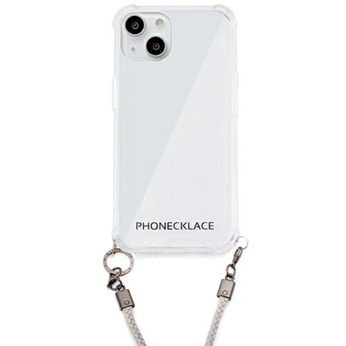2025年 12月 クリスマス スマホ pc 部品 マウス パット WEB LAN ルーター パソコン スマートフォン スマホ OA機器 デジタル デジタル関連 | PHONECKLACE ロープショルダーストラップ付きクリアケース for iPhone 13 グレー PN21591i13GR 7,520円