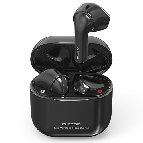 2025年 12月 クリスマス スマホ pc 部品 マウス パット WEB LAN ルーター パソコン スマートフォン スマホ OA機器 デジタル デジタル関連 | エレコム ワイヤレスイヤホン ヘッドホン Bluetooth セミオープン 超小型 ブラック LBT-TWS11BK