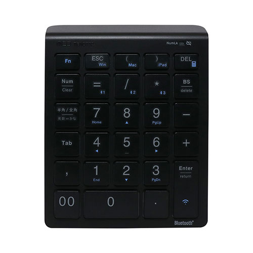 2025年 12月 クリスマス スマホ pc 部品 マウス パット WEB LAN ルーター パソコン スマートフォン スマホ OA機器 デジタル デジタル関連 | MCO Bluetoothテンキー ブラック TENBT02 BK