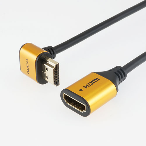 2025年 12月 クリスマス スマホ pc 部品 マウス パット WEB LAN ルーター パソコン スマートフォン スマホ OA機器 デジタル デジタル関連 | 5個セット ホーリック HDMI延長ケーブル L型270度 15cm ゴールド HLFM015-584GDX5