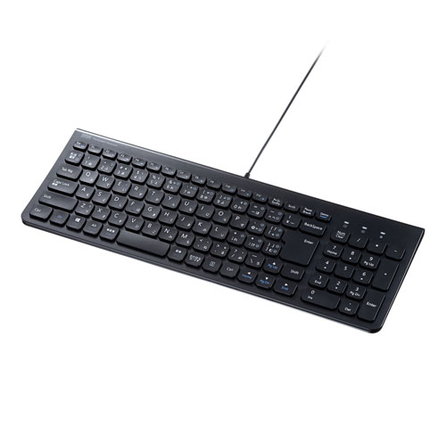 クリスマス スマホ pc LAN デジタル パット 情報 スタンド ケース ルーター 周辺 スマホ パーツ アクセサリー  デジタル関連  | サンワサプライ USB Type-Cスリムキーボード SKB-SL31CBK