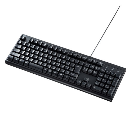 2025年 12月 クリスマス スマホ pc 部分品 二十日鼠 パッティング WEB ローカルエリアネットワーク ルータ マイコン かっこ良い電話機 スマホ OA装置 デジタル  デジタルかかわり合い  | サンワサプライ 日本語109鍵盤 SKB-109UBK