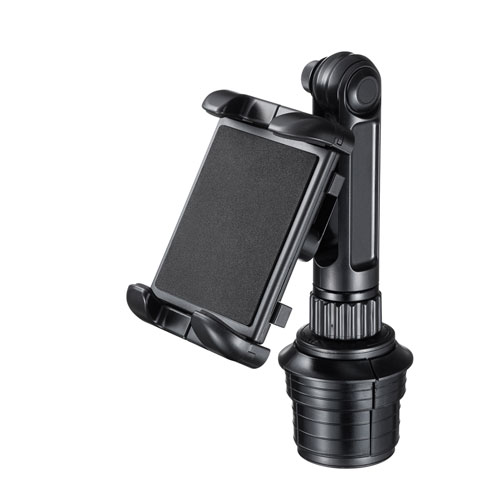 2025年 12月 クリスマス スマホ pc 部品 マウス パット WEB LAN ルーター パソコン スマートフォン スマホ OA機器 デジタル デジタル関連 | サンワサプライ 車載用タブレットホルダー ドリンクホルダー固定式 CAR-HLD14BK