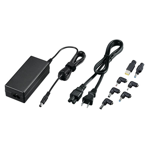 2025年 12月 クリスマス スマホ pc 部品 マウス パット WEB LAN ルーター パソコン スマートフォン スマホ OA機器 デジタル デジタル関連 | サンワサプライ ノートパソコン用ACアダプタ 65W マルチタイプ ACA-DC88ML