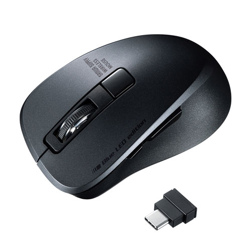 2025年 12月 クリスマス スマホ pc 部品 マウス パット WEB LAN ルーター パソコン スマートフォン スマホ OA機器 デジタル デジタル関連 | 5個セット サンワサプライ 静音ワイヤレスType-CブルーLEDマウス 5ボタン ブラック MA-WBLC153BKX5 22,644円