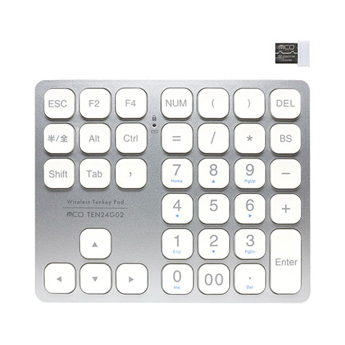 2025年 12月 クリスマス スマホ pc 部分品 二十日鼠 パッティング WEB ローカルエリアネットワーク ルータ マイコン かっこ良い電話機 スマホ OA機械 デジタル  デジタルかかわり合い  | MCO 道のり仄めかし付2.4GHz無線電話テンキー しろがね色 TEN24G02 SL パソコン・周辺機器-マウス・キーボード・入力機器