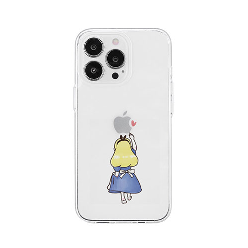 2025年 クリスマス スマホ pc OA機器 デジタル 情報 周辺 機器 パーツ ケース スタンド アクセサリー 部品 マウス デジタル関連 | AKAN ソフトクリアケース for iPhone 14 Pro Max アリス 背面カバー型 AK23562i14PM