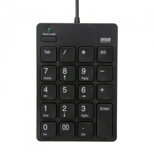 クリスマス スマホ pc LAN デジタル パット 情報 スタンド ケース ルーター 周辺 スマホ パーツ アクセサリー デジタル関連 | サンワサプライ USBテンキー NT-18CUHBK