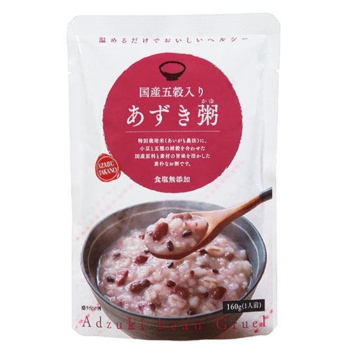 人気 おしゃれ 贈答 イベント 忘年会 定番 クリスマス プレゼント 土産 年末 正月 【40食分セット】 麻布タカノ 国産五穀入り あずき粥 AZB0125X40 関連：(送料無料 通販 グッズ 商品 便利 父の日 母の日 クリスマス 結婚 プレゼント) 新築祝い