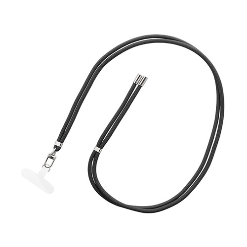 スマートフォン スマホ OA機器 デジタル 情報 周辺 機器 パーツ ケース スタンド アクセサリー デジタル関連 | LEPLUS NEXT スマートフォン 汎用 ショルダーストラップ SHOULTY MULTI STRAP ベーシックタイプ ダークグレー LN-SS03GY