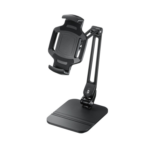 2025年 12月 クリスマス スマホ pc 部品 マウス パット WEB LAN ルーター パソコン スマートフォン スマホ OA機器 デジタル デジタル関連 | サンワサプライ タブレット用アームスタンド ペントレー付き PDA-STN67BK