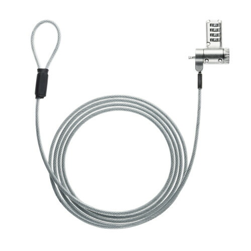2025 12月 クリスマス スマホ pc スタンド アクセサリー 部品 マウス パット WEB LAN ルーター パソコン スマートフォン スマホ  デジタル関連  | サンワサプライ スロットマルチ対応セキュリティワイヤー ダイヤル錠  SL-90