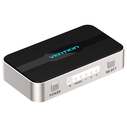 人気 おしゃれ 贈答 イベント 忘年会 定番 クリスマス プレゼント 土産 年末 正月 VENTION 3 In 1 Out HDMI Switcher Gray Metay Type AF-2403 関連：(送料無料 通販 グッズ 商品 便利 父の日 母の日 クリスマス 結婚 プレゼント)