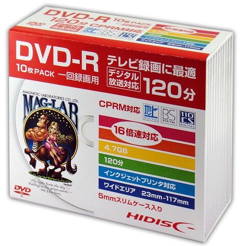 2025年 12月 クリスマス スマホ pc 部品 マウス パット WEB LAN ルーター パソコン スマートフォン スマホ OA機器 デジタル  デジタル関連  | 10P×5セット  HIDISC DVD-R 録画用5mmスリムケース HDDR12JCP10SCX5