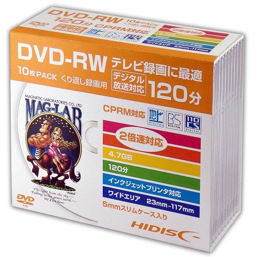 2025年 12月 クリスマス スマホ pc 部品 マウス パット WEB LAN ルーター パソコン スマートフォン スマホ OA機器 デジタル  デジタル関連  | 10P×5セット  HIDISC DVD-RW 録画用5mmスリムケース HDDRW12NCP10SCX5