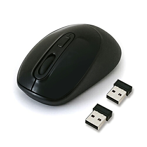 2025年 クリスマス スマホ pc パット WEB LAN ルーター パソコン スマートフォン スマホ OA機器 デジタル 情報 周辺 デジタル関連 | 5個セット HIDISC PC2台に接続して簡単に切り替え 2レシーバー付 ワイヤレスマウス HDM-7146BKX5