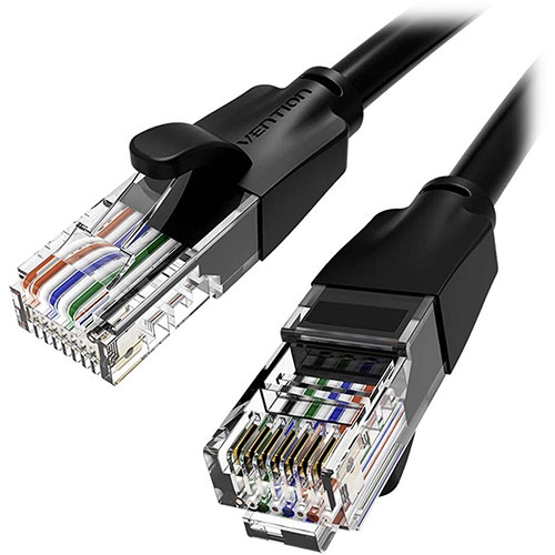 【10個セット】 VENTION Cat.6 UTP LANケーブル 8m Black IB-4854X10 | ケーブル 関連単語 デジタル usb PC 周辺機器 アクセサリー 転送 信号 DVI 変換 ケーブル HDMI VGA インターフェース ディスプレイ パソコン DVD アナログ画像