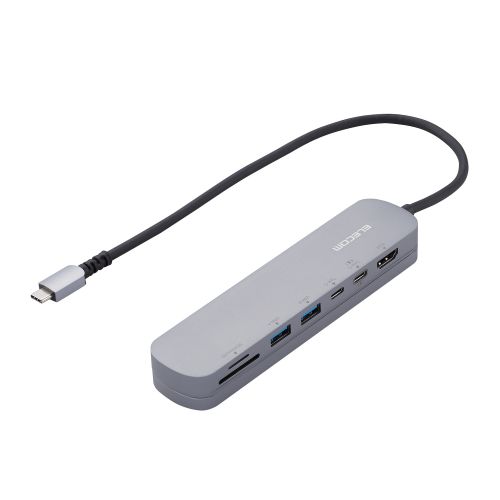 エレコム USB Type-C見聞界面/くっ付ける用土台付き添い人縛ステイション DST-C20SV かかわり合い（境界線の外側設備 付属品 かっこ良い電話機  マイコン  歌留多  USB  こしき  変換器 スマホ 愛読者 スキャナ）