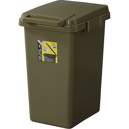 東谷 ワンハンドトラッシュカン45L 緑であること LFS-845GR かかわり合い（おすすめ 貨物輸送無料 グッズ 商いもの 備品 一般受け 飾り気の無い 好いたらしい 特殊 おもしろ）