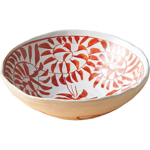 楽天市場】波佐見焼 古赤絵蛸唐草六兵丸鉢 034-718M : ギフトのお店