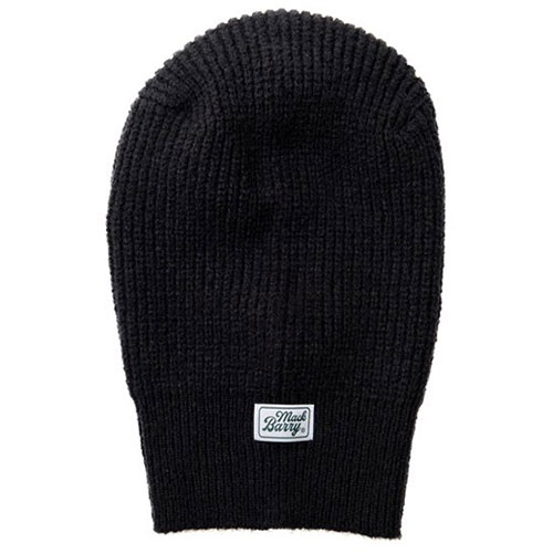 MACK BARRY マクバリー 【BEANIE(ビーニー)】 CLASSIC LABEL BALACLAVA ブラック MCBRY70474 ジャンル（バッグ 小物 ブランド雑貨 帽子 メンズ帽子 ニット帽）