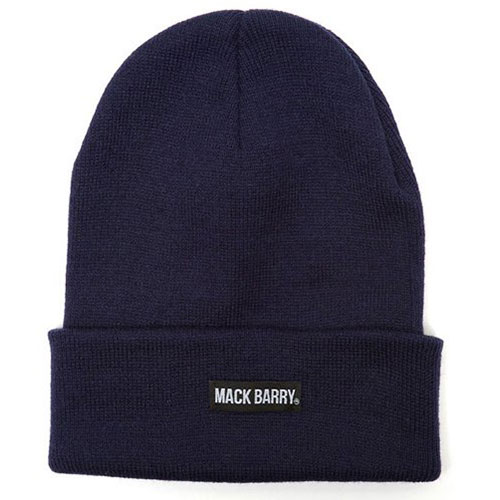 おすすめ 寒さ 対策 プレゼント 人気 贈り物 冬 ギフト 定番 手土産 卒業 入学 引越 MACK BARRY マクバリー 【BEANIE(ビーニー)】 MACK BARRY マクバリー BASIC BEANIE ネイビー MCBRY70603 ジャンル（バッグ 小物 メンズ帽子 ブランド雑貨 帽子 ニット帽）