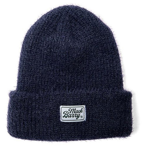 MACK BARRY マクバリー 【BEANIE(ビーニー)】 CLASSIC LABEL SOFT CANDY BEANIE ネイビー MCBRY70733 ジャンル(バッグ 小物 ブランド雑貨 帽子 メンズ帽子 ニット帽)|創造生活館