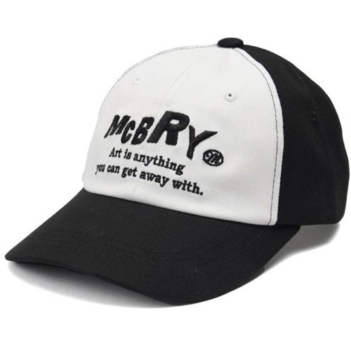 人気 にんき 冬ギフト 新生活 おすすめ 定番 話題 歳暮 寒さ 対策 プレゼント MACK BARRY マクバリー 【CAP(キャップ)】 MCBRY LOGO BALL CAP ブラック MCBRY72355｜創造生活館 8,468円