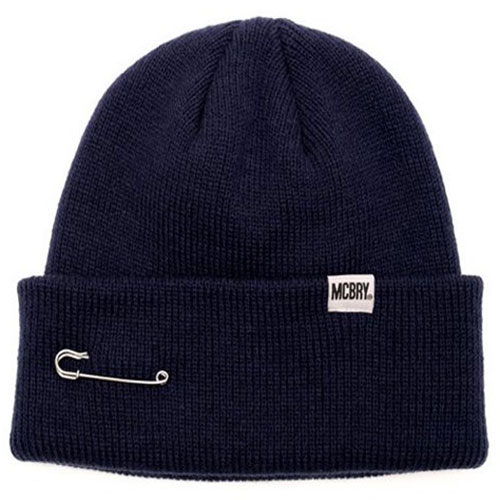 MACK BARRY マクバリー 【BEANIE(ビーニー)】 MCBRY LONG BEANIE ネイビー MCBRY73536 ジャンル(バッグ 小物 ブランド雑貨 帽子 メンズ帽子 ニット帽)|創造生活館